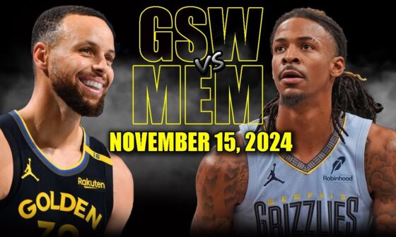 Golden State Warriors vs Memphis Grizzlies Full Game Highlights - November 15  | 2024-25 NBA Season