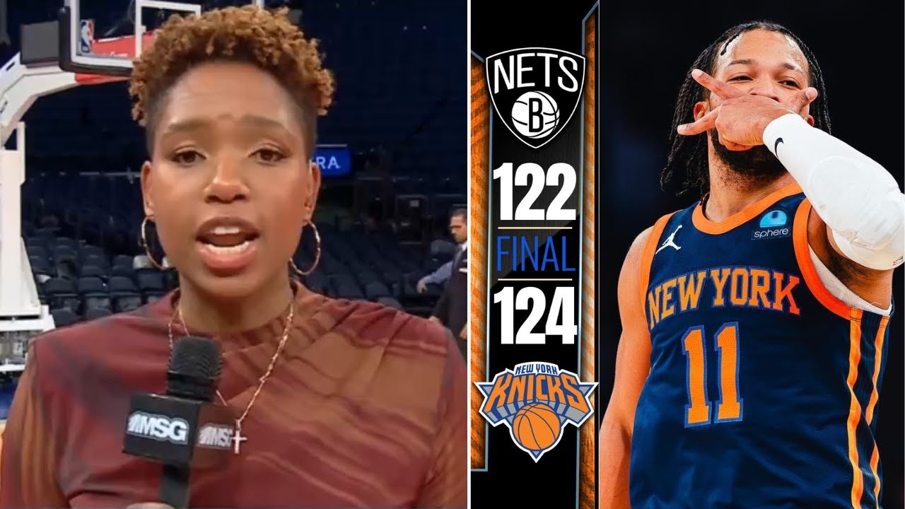 "Jalen Brunson is CLUTCH!" - Monica McNutt excited New York Knicks 124-122 dramatic win over Nets