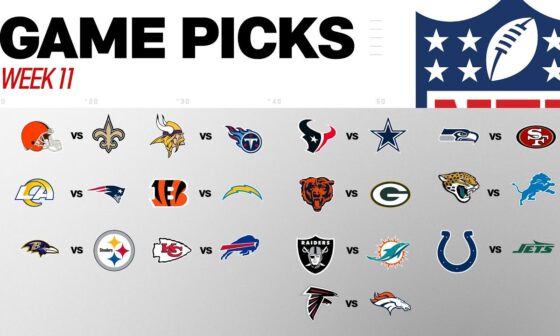 Week 11 Game Picks!