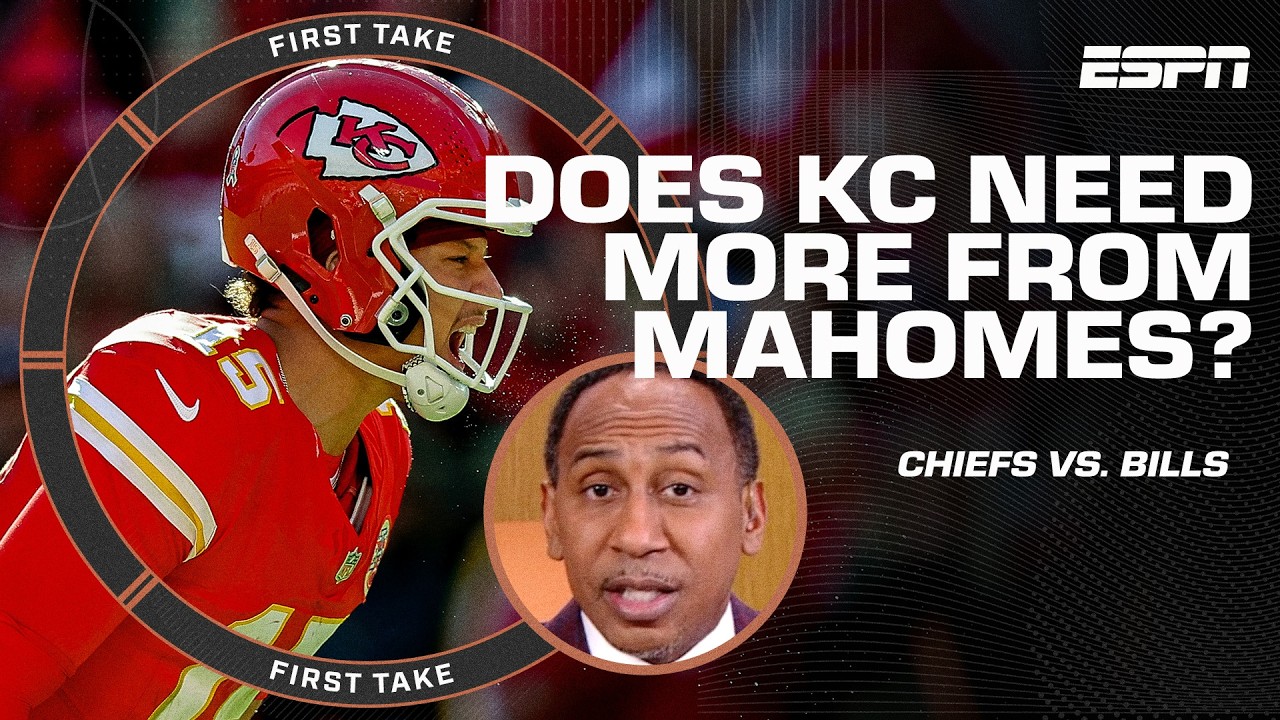 Stephen A. needs MORE from Patrick Mahomes if the Chiefs want to three-peat 👀 | First Take