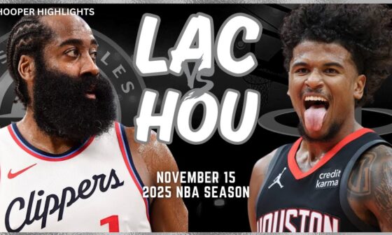 LA Clippers vs Houston Rockets Full Game Highlights | Nov 15 | 2025 NBA Season