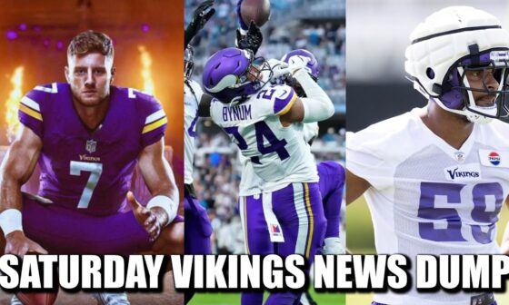 Minnesota Vikings News Dump (11.16.2024) | Will Levis, Bynum Has Another Celly Ready, Gabe Murphy?