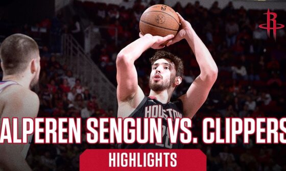 Alperen Sengun Triple Double Highlights vs. LA Clippers l Houston Rockets