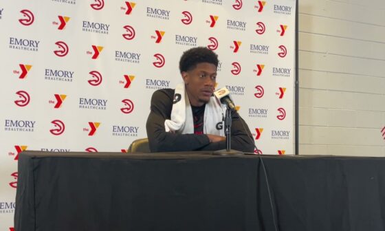 Atlanta Hawks’ De’Andre Hunter After Win Over Wizards