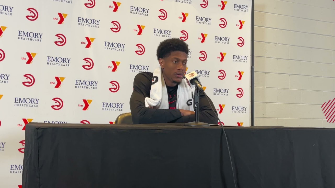 Atlanta Hawks’ De’Andre Hunter After Win Over Wizards