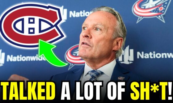 Blue Jackets Coach IGNITES FEUD with EXPLOSIVE Pre-Game COMMENTS | Montreal Canadiens News