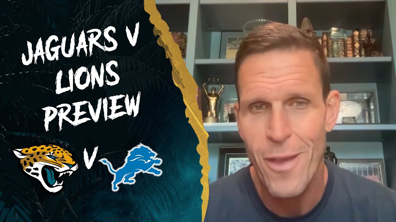 NFL Week 11 Preview || Tony Boselli Previews Jacksonville Jaguars v Detroit Lions