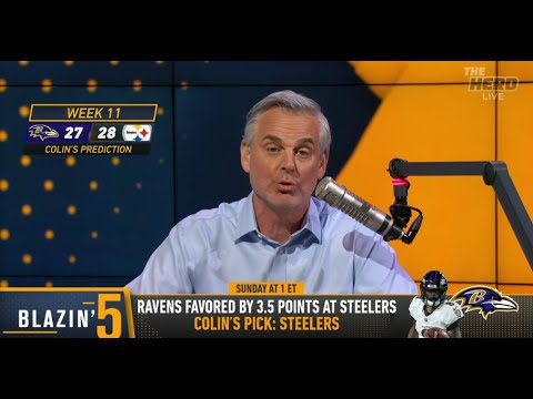 THE HERD | Colin Cowherd SHOCKS, Baltimore Ravens Will LOSE Vs Steelers | NFL