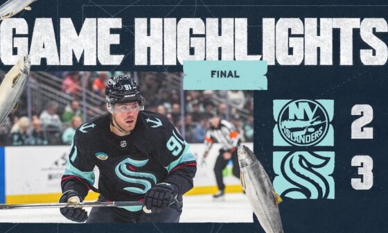 Seattle Kraken vs. New York Islanders | 11/16 Game Highlights