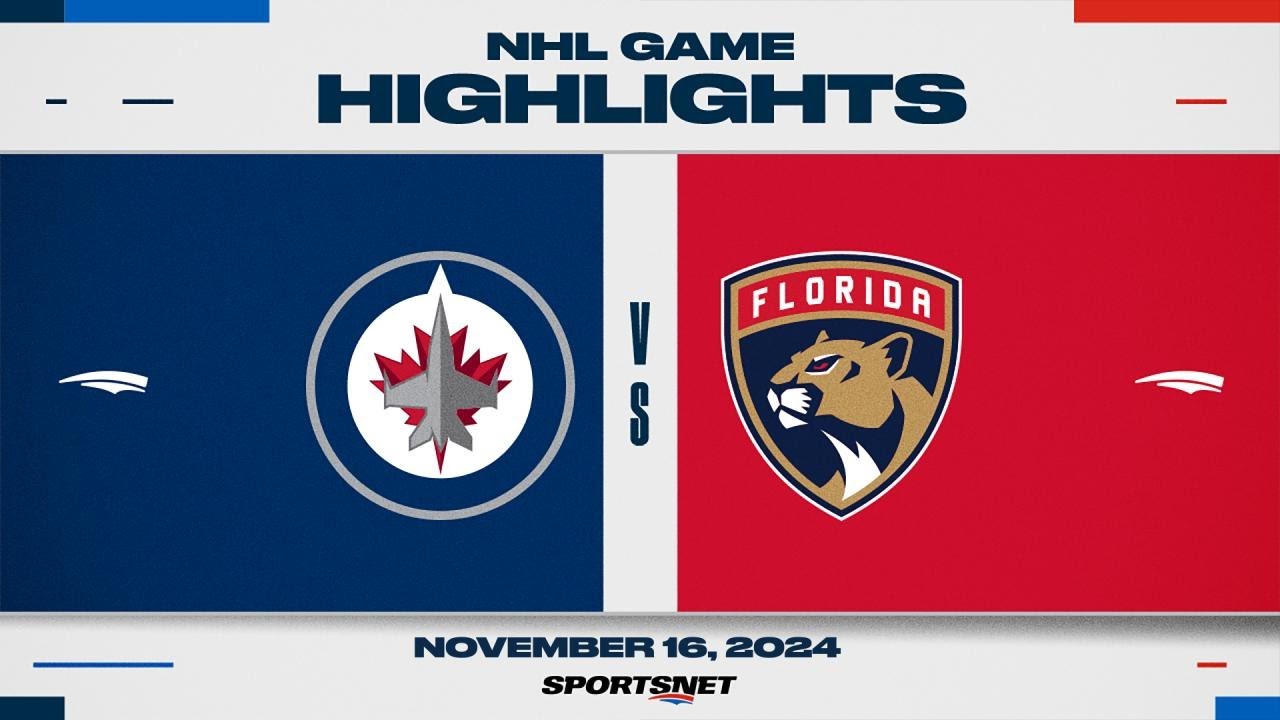 NHL Highlights | Panthers vs. Jets - November 16, 2024