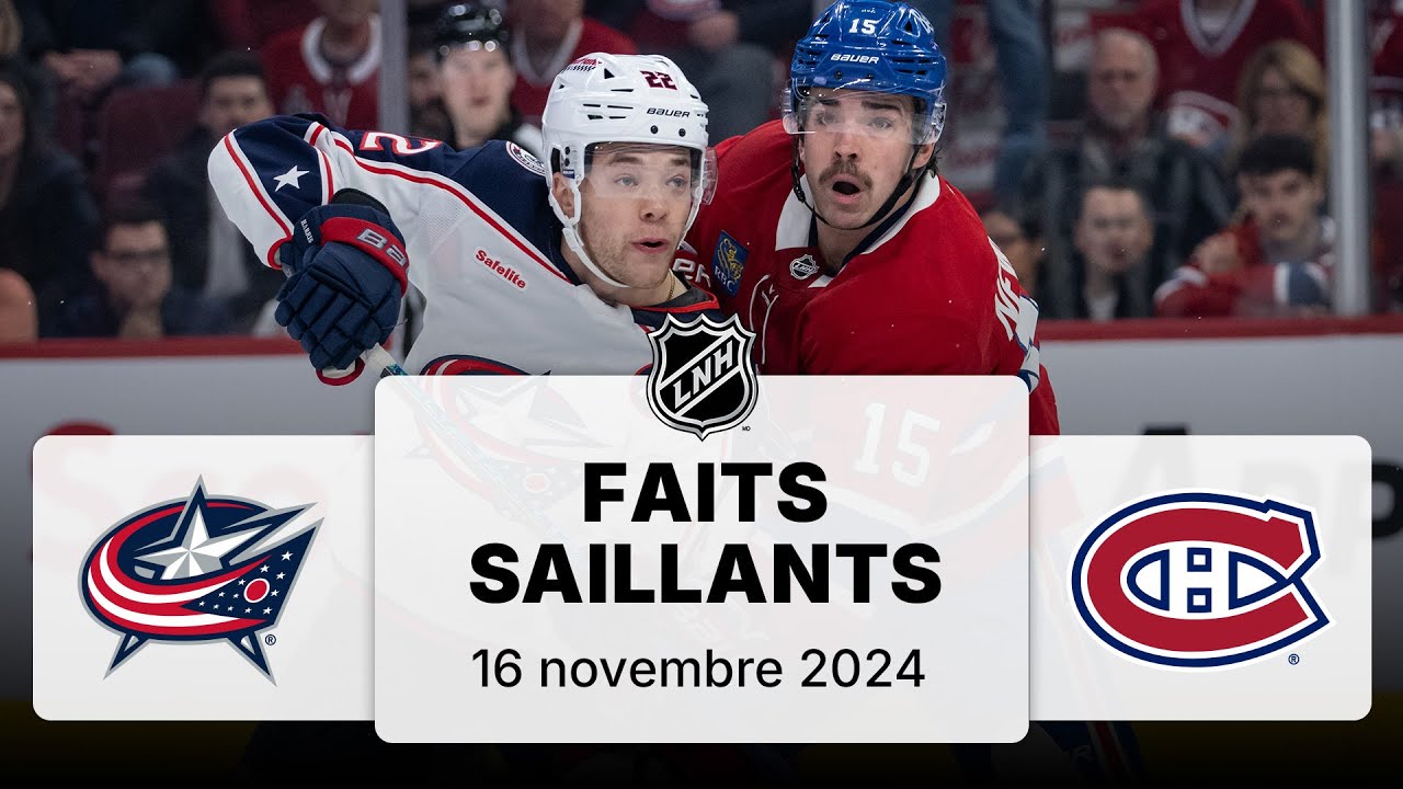 Blue Jackets vs Canadiens | Faits saillants