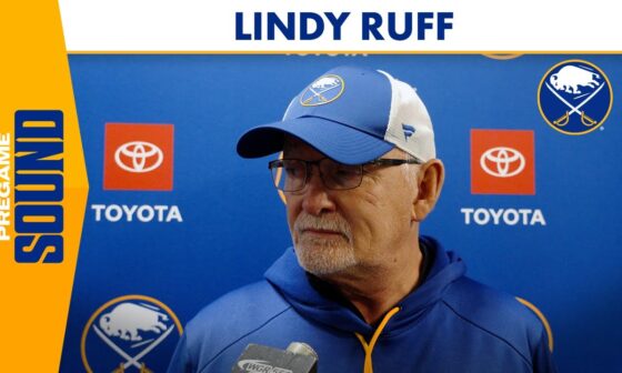 Jordan Greenway Out With Injury, Devon Levi Starts Against Flyers | Buffalo Sabres Coach Lindy Ruff