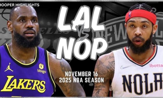 Los Angeles Lakers vs New Orleans Pelicans Full Game Highlights | Nov 16 | 2025 NBA Season