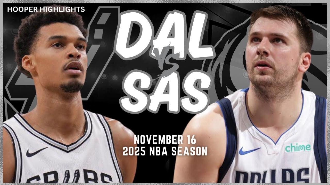 Dallas Mavericks vs San Antonio Spurs Full Game Highlights | Nov 16 | 2025 NBA Season