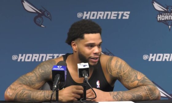 Hornets vs Bucks: Miles Bridges Postgame Media Availability | 11/16/2024