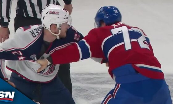 Arber Xhekaj, Mathieu Olivier Trade Huge Blows In Spirited Tilt