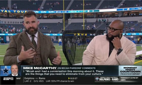 Cowboys need to "Clean the House"! - Jason Kelce reacts to Micah Parson & Mike McCarthy drama