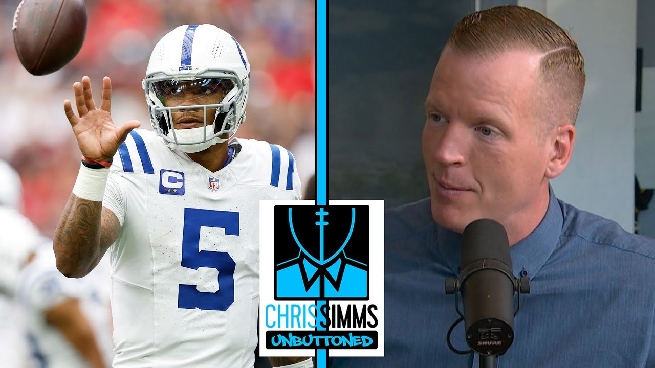 What changed for Colts to go back to Anthony Richardson at QB? | Chris Simms Unbuttoned | NFL on NBC