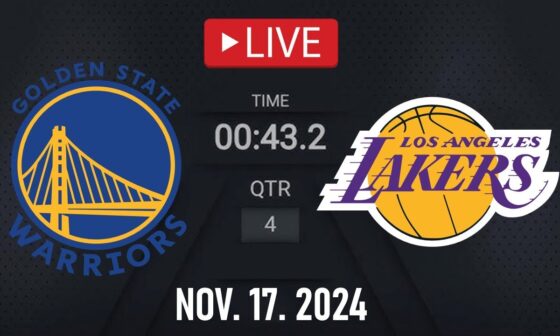 NBA LIVE! Golden State Warriors vs LA Lakers | November 17, 2024 | Lakers vs Warriors LIVE NBA 2K25