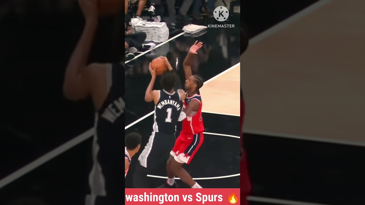 Washington wizards vs Spurs 🔥🔥😈#trending #sports #washington