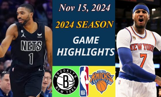 New York Knicks vs Brooklyn Nets Full Game | NBA Today | NBA Highlights |