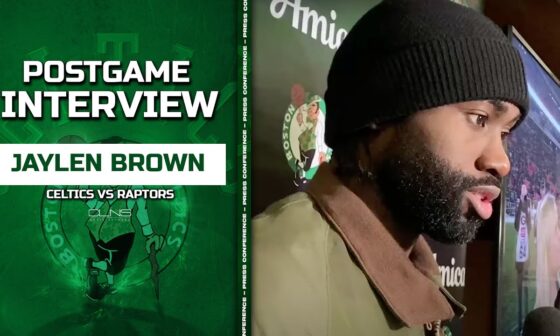 Jaylen Brown BREAKS DOWN Tatum's Buzzer Beater | Celtics vs Raptors Postgame