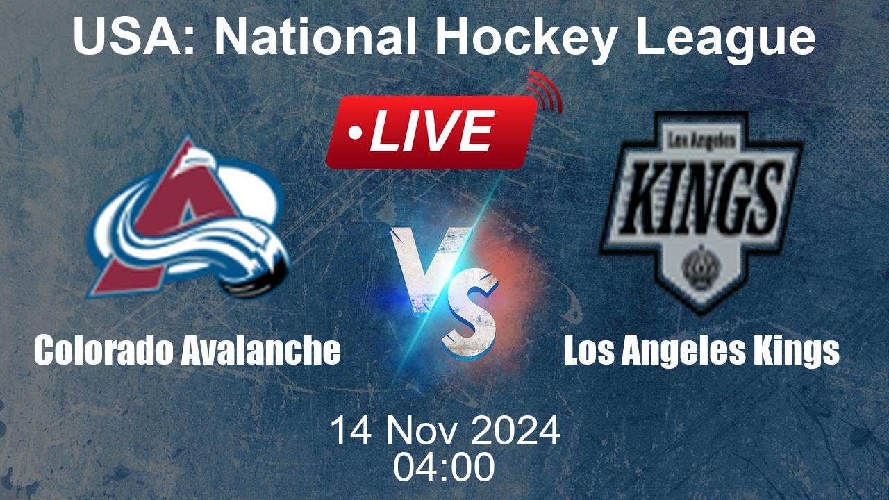 🔴 LIVE: Colorado Avalanche vs Los Angeles Kings - Live Ice Hockey Score