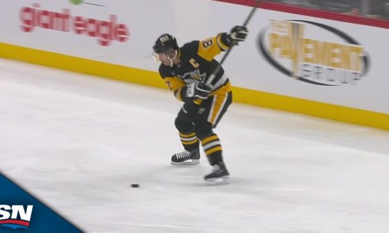 Penguins' Sidney Crosby Blasts Slapshot From The Point For 599th Career Goal