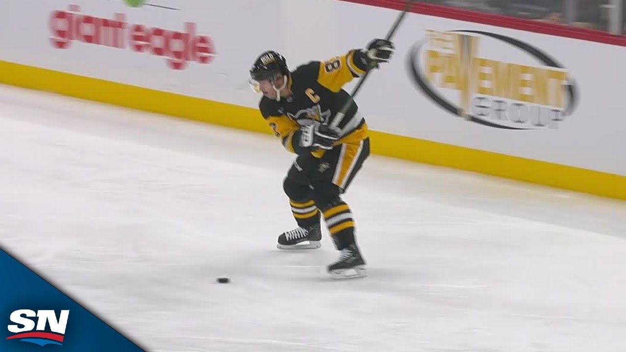 Penguins' Sidney Crosby Blasts Slapshot From The Point For 599th Career Goal