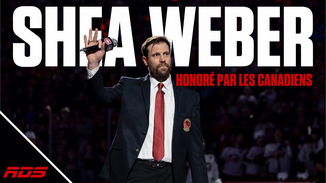 Shea Weber honoré par les Canadiens au Centre Bell!