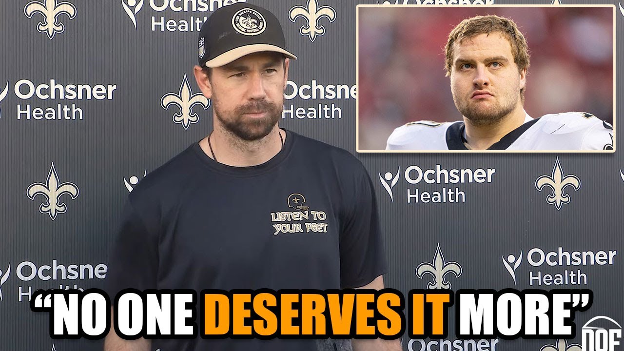 New Orleans Saints OC Klint Kubiak on Trevor Penning Development in 2024 | James Skrmetta