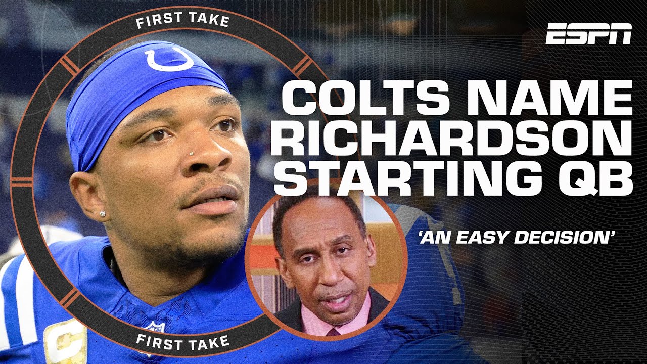 Anthony Richardson RETURNING as Colts' starter 👀 'It was a lesson' - Stephen A. Smith | First Take