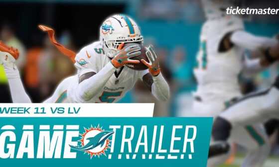 All it takes is a SPARK... IGNITE IT! l Week 11 Game Trailer l Miami Dolphins