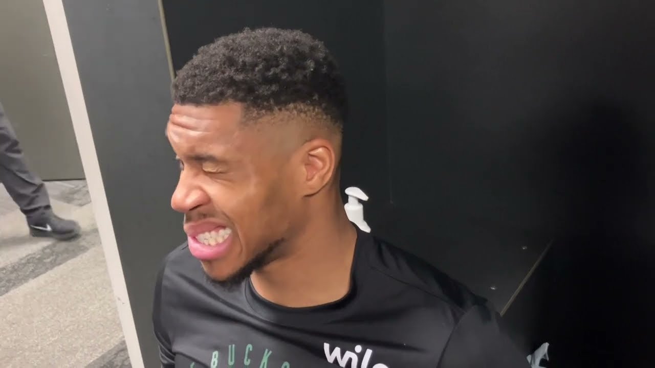 Giannis Antetokounmpo reacts to Milwaukee Bucks' controversial loss to Hornets, foul call