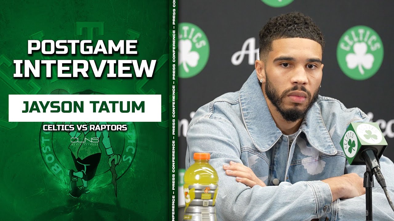 Jayson Tatum: I Have a Lot of Problems in Life, Confidence Isn't One | Celtics vs Raptors Postgame