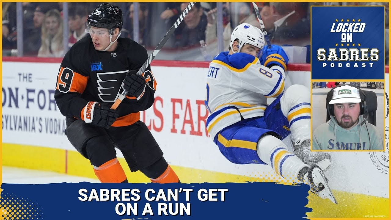 The Sabres just can't get on a run with a loss to the Flyers