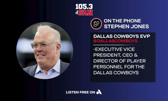 Stephen Jones on 105.3 The Fan 11-15-24 | Dallas Cowboys 2024