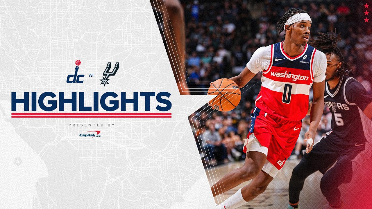 Highlights: Washington Wizards at San Antonio Spurs | 11/13/24