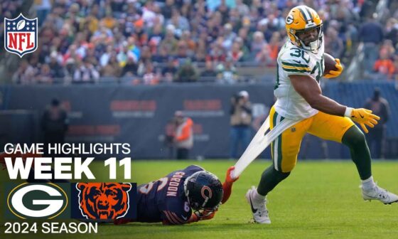 Green Bay Packers vs. Chicago Bears Game Highlights | NFL 2024 Season Week 11