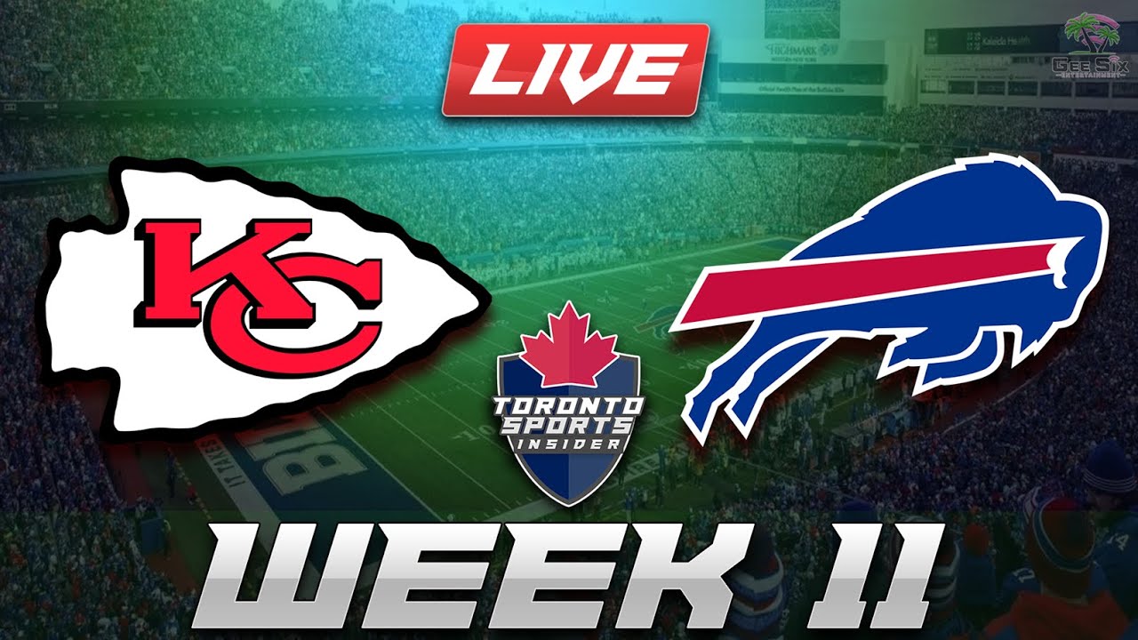 Kansas City Chiefs vs Buffalo Bills LIVE Stream Game Audio | NFL Week 11 LIVE Streamcast & Chat