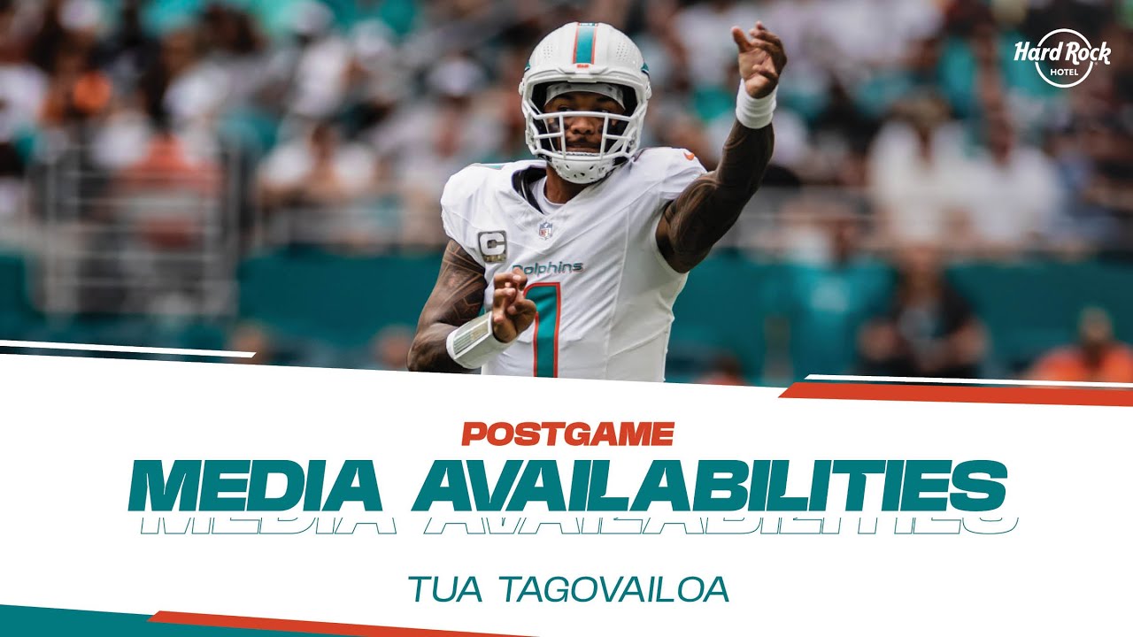 QB Tua Tagovailoa meets with the media after #LVvsMIA  | Miami Dolphins