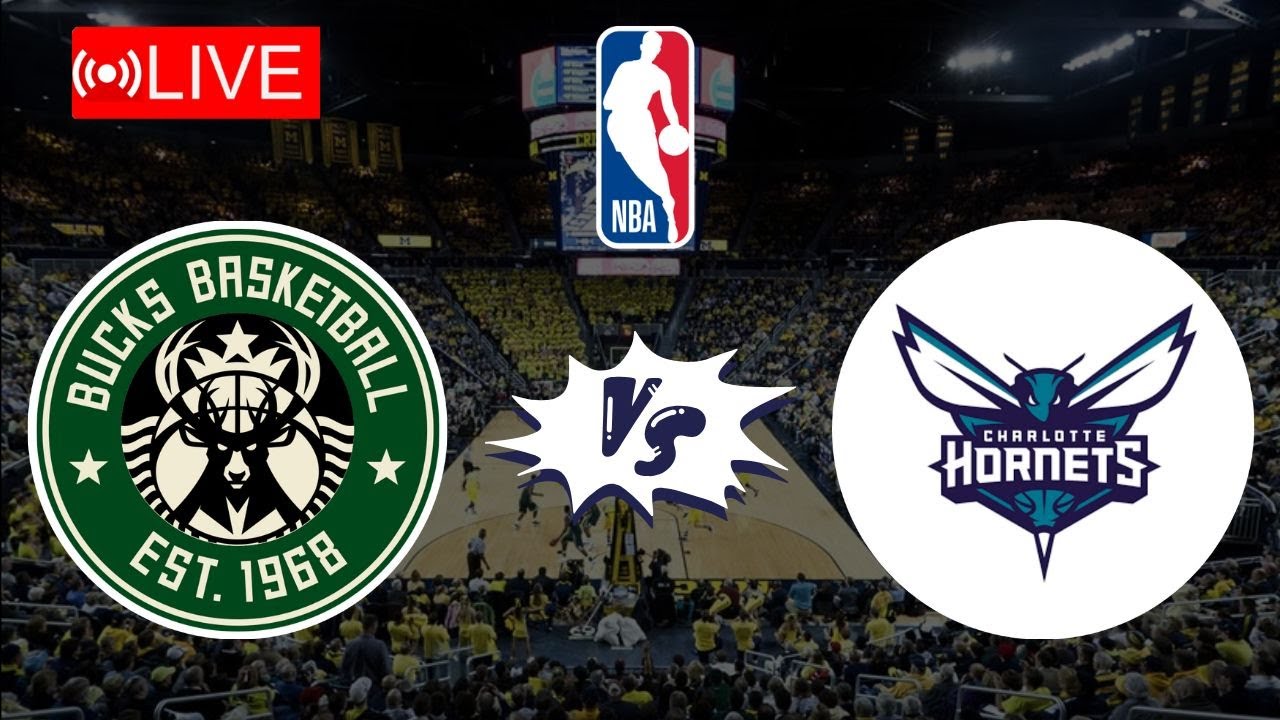 🔴LIVE : Charlotte Hornets vs Milwaukee Bucks | NBA 2024 | Basketball Live Score |