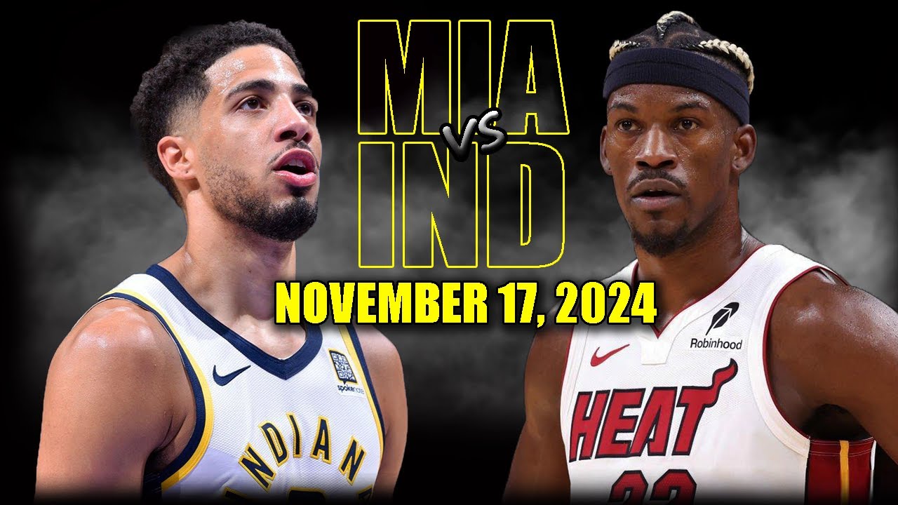 Miami Heat vs Indiana Pacers Full Game Highlights - November 17, 2024 | 2024-25 NBA Season