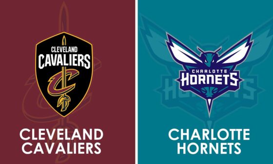 Cleveland Cavaliers vs Charlotte Hornets NBA Live Scoreboard