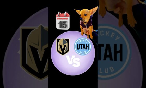 Vegas Golden Knights 🆚 Utah Hockey Club | Butters’ NHL PREDICTION #shorts