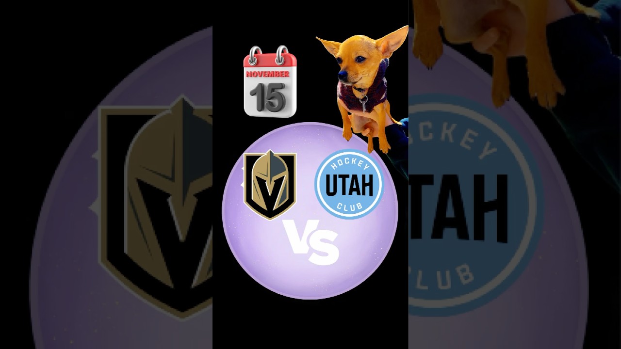 Vegas Golden Knights 🆚 Utah Hockey Club | Butters’ NHL PREDICTION #shorts