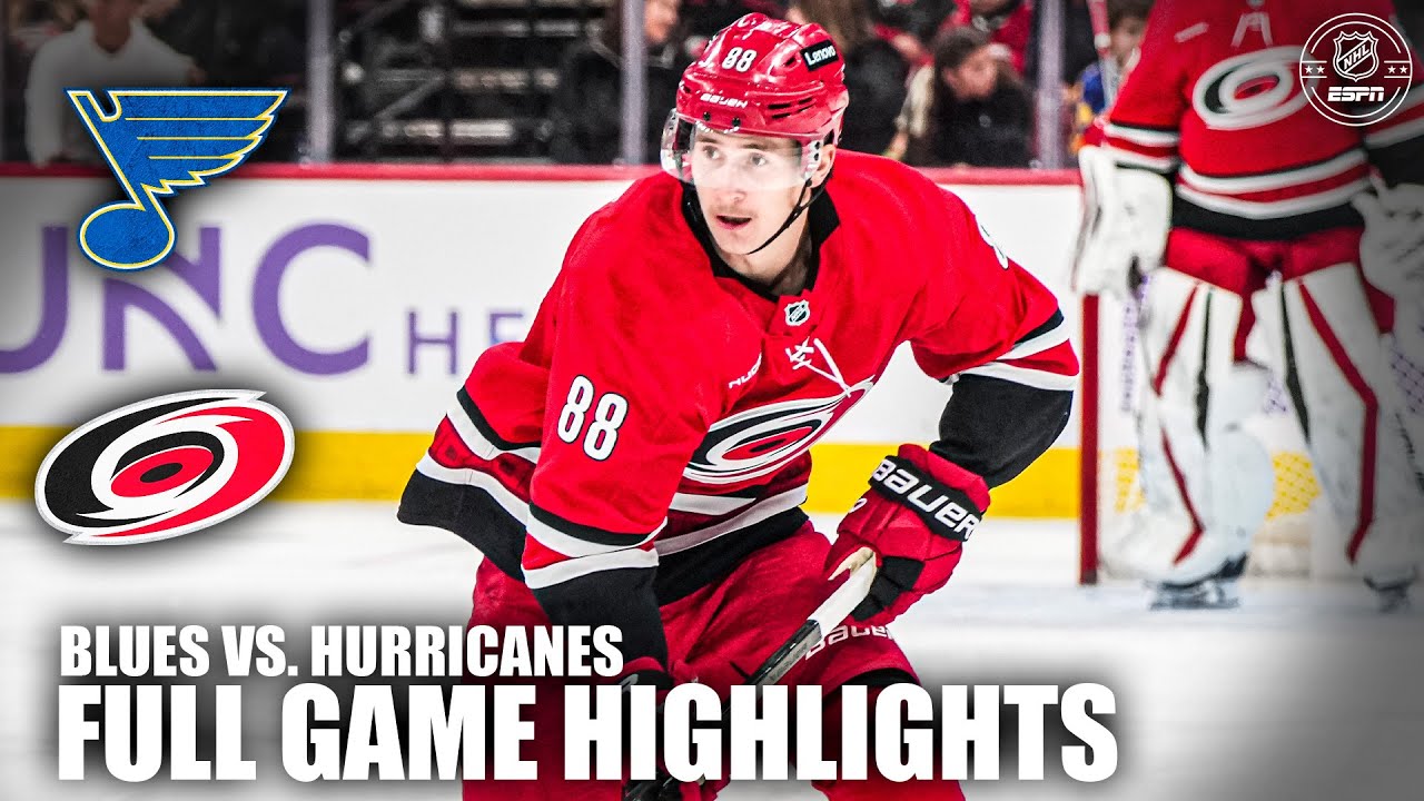 St. Louis Blues vs. Carolina Hurricanes | Full Game Highlights | ESPN NHL