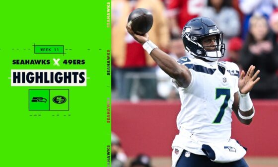 Seattle Seahawks Highlights vs. San Francisco 49ers | 2024 Regular Season Week 11