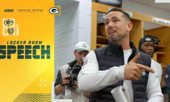 LaFleur’s locker room speech after Packers’ walk-off win in Chicago