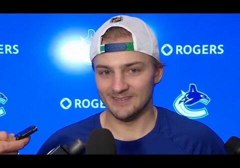 Brannstrom On First Canucks Goal